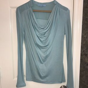 New Antonio Melani Women Blouse Size XS Blue